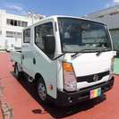  日産 アトラス 2.0 ダブルキャブ フルスーパーロー　1.25t 6人乗 （ホワイト） トラックの画像