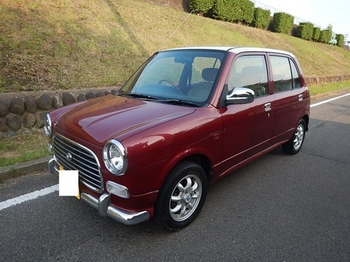 ダイハツ ミラジーノ 660アルミ キーレス （ワインレッド