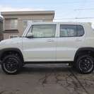  スズキ ハスラー 660 Gターボ 4WD　4インチリフトアップ （パールホワイト） クロカン・ＳＵＶ　軽自動車の画像