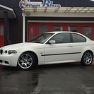  ＢＭＷ 3シリーズコンパクト 318ti Mスポーツ　ストラーダフルセグTVナビ ETC （ホワイト） ハッチバックの画像
