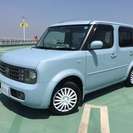  日産 キューブ 1.4 SX 70th　ETCベンチシートナビ （ライトブルー） ハッチバックの画像