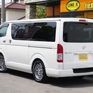  トヨタ レジアスエース 3.0 スーパーGL ロングボディ ディーゼルターボ 4WD　ベットキット　SDナビ （パールホワイト） ミニバンの画像