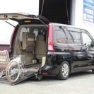 日産 セレナ 2.0 20S チェアキャブ スロープタイプ 車いす2名仕様　福祉車両 （ブラック） ミニバンの画像