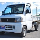  三菱 ミニキャブトラック 天突ダンプ　4WD （ホワイト） ト...