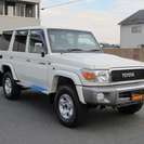  トヨタ ランドクルーザー70 4.0 4WD　ナビTV Rカメラ （ホワイト） クロカン・ＳＵＶの画像