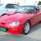 スズキ カプチーノ 660　 （レッド） オープン　軽自動車