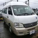  日産 キャラバン マイクロバス チェアキャヴ 車いす運搬車　 （ホワイトゴールドII） ミニバンの画像