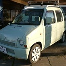  スズキ ワゴンR 5ドア660コラム 4WD　 （ライトグリー...