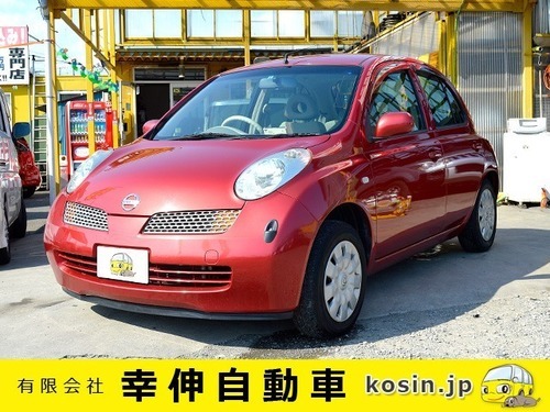 日産 マーチ 1.4 14e （ワインレッド） ハッチバック (幸伸自動車