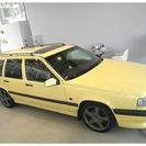  ボルボ 850エステート ターボ　T5-R　限定車/禁煙車/ナビ/キセノン/記録簿 （イエロー） ステーションワゴンの画像