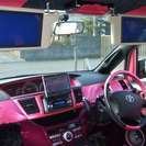  トヨタ ヴォクシー 2.0 X　トランクオーディオ 車高調 （オリジナルパープル） ミニバンの画像