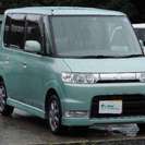  ダイハツ タント 660 カスタム X　ディスチャージライト　エアロアルミ （ライトグリーン） ハッチバック　軽自動車の画像