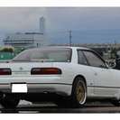  日産 シルビア 2.0 Q’sクラブセレクション　マフラー 社外アルミ （パールホワイト） クーペの画像