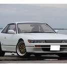  日産 シルビア 2.0 Q’sクラブセレクション　マフラー 社外アルミ （パールホワイト） クーペの画像