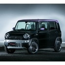  スズキ ハスラー 660 G　リフトアップ 新車コンプリ-ト ラッピング （ツートン パールブラック/パープル） クロカン・ＳＵＶ　軽自動車の画像