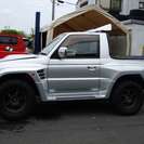  三菱 パジェロ 3.5 エボリューション 4WD　ピックUP Sチャ-ジャ- （シルバーメタリック） クロカン・ＳＵＶの画像