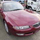  マツダ ユーノス500 2.0 20F　コーナーセンサー付き （ワインレッド） セダンの画像