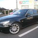  ＢＭＷ 5シリーズ 525i ハイラインパッケージ　DVD・地デジ・ナビ・革 （ブラックパール） セダンの画像