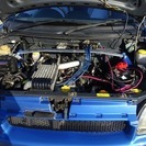 スバル プレオ 660 RSリミテッド　社外アルミ 社外ナビ リアスポイラー （ブルー） ハッチバック　軽自動車の画像