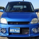  スバル プレオ 660 RSリミテッド　社外アルミ 社外ナビ リアスポイラー （ブルー） ハッチバック　軽自動車の画像