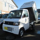  三菱 ミニキャブトラック 660 楽床ダンプ 4WD　 （ホワ...