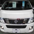  日産 NV350キャラバン 2.5 プレミアムGX ロングボディ ディーゼルターボ 4WD　 （ホワイトパール） ミニバンの画像