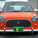  ダイハツ ミラジーノ 660　全塗装　ローダウン　革調シート （オレンジ） ハッチバック　軽自動車の画像