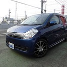  ダイハツ ミラ 660 カスタム RS　ローダウン 15インチアルミ （ブルー） ハッチバック　軽自動車の画像