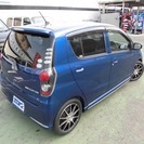  ダイハツ ミラ 660 カスタム RS　ローダウン 15インチアルミ （ブルー） ハッチバック　軽自動車の画像