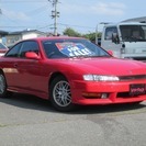 日産 シルビア 2.0 Q’s　アルミホイール （レッド） クーペ