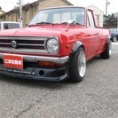  日産 サニートラック 1.2 ロングボデー デラックス　122改 （レッド） ピックアップトラックの画像