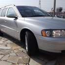  ボルボ V70 ベースモデル　1オーナー　黒本革シートH　純正HDDナビ （シルバーメタリック） ステーションワゴンの画像