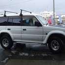  三菱 パジェロ 2.8 ミッドルーフワイド GI ディーゼルターボ 4WD　検30/5 4WD HDDナビ バックカメラ （ホワイト） クロカン・ＳＵＶの画像