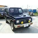  スズキ ジムニー 4WD　エアコン　パワステ （ダークブルー） クロカン・ＳＵＶ　軽自動車の画像