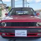  フォルクスワーゲン ゴルフ GTi 16V　ローダウン　社外16インチアルミ （ワインレッド） ハッチバックの画像
