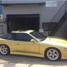  日産 180SX 2.0 タイプX　180sx 車高調 SSRアルミ サンルーフ （ゴールド） クーペの画像