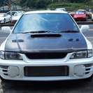  スバル インプレッサSTI 2.0 WRX バージョンIV 4WD　マフラー （ホワイト） セダンの画像