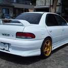  スバル インプレッサSTI 2.0 WRX バージョンIV 4WD　マフラー （ホワイト） セダンの画像