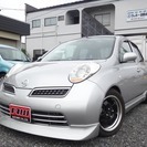  日産 マーチ 1.2 12S　車高調・社外エアロ・15incA...