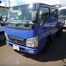 三菱 キャンターガッツ 3.0 ダブルキャブ ロング 全低床 SA ディーゼルT 4WD　 （ブルー） トラックの画像