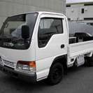  いすゞ エルフ 検残　1トン　3.1ディーゼル　35.000キロ　平ボディ （ホワイト） トラックの画像
