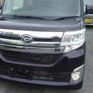  ダイハツ タント 660 カスタム X SA　Bカメラ左自動ドア （パープル） ハッチバック　軽自動車の画像