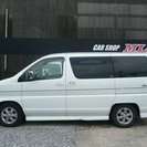  日産 エルグランド 3.5 ライダー　フリップダウンモニター （パールホワイト） ミニバンの画像