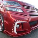  トヨタ ヴェルファイア 2.4 Z プラチナセレクションII タイプゴールド　フルカスタム （キャンディレッド） ミニバンの画像
