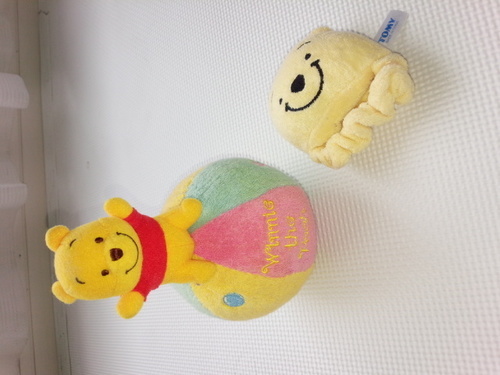 プーさん　おきあがりこぼし　がらがら　ディズニー