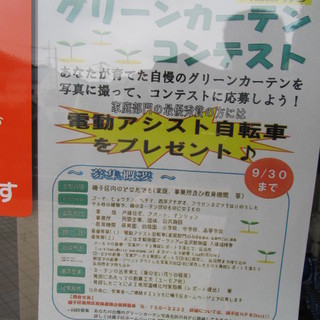 ＜平成23年度＞　グリーンカーテンコンテスト　（根岸駅）
