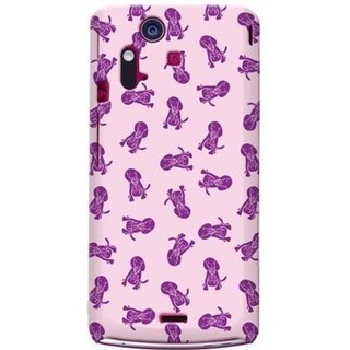 [予約][au Xperia acro IS11S専用] 全面プリントケース(Dogs パープル design by REVOLUTION OF THE MIND)[納期約4週間前後]【SECOND SKIN/セカンドスキン】の画像