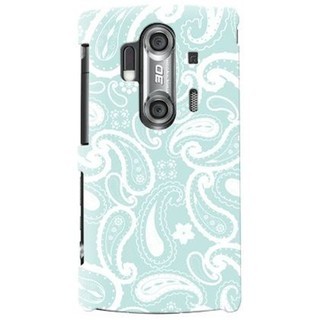 [予約][docomo AQUOS PHONE SH-12C専用] 全面プリントケース(ペイズリー/エメラルド) [納期約4週間前後]【SECOND SKIN/セカンドスキン】の画像