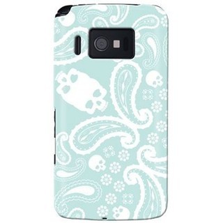 [予約][SoftBank Sweety 003P専用] 全面プリントケース(ペイズリー/TYPE2 エメラルド)[納期約4週間前後]【SECOND SKIN/セカンドスキン】の画像