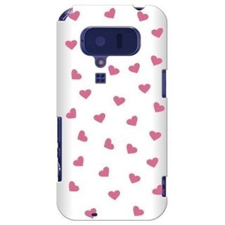 [予約][docomo LYNX 3D SH-03C専用] プリントケース 白ベース(ハート/TYPE2) [納期約4週間前後]【SECOND SKIN/セカンドスキン】の画像